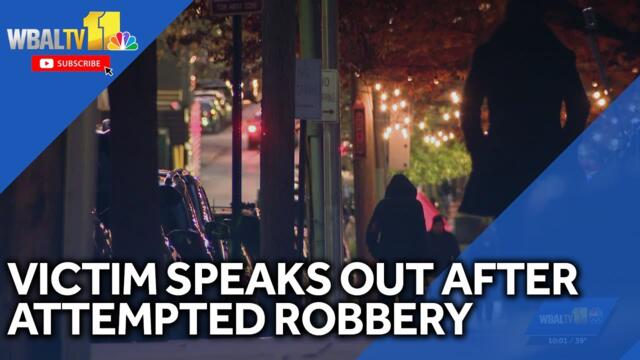 Victim speaks out after attempted armed robbery