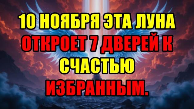 Полнолуние 10 Ноября 2025 Изменит Всё: 7 Подарков Судьбы Только Для Избранных Душ.