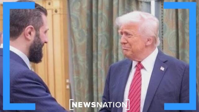 Trump meets with Syrian president at the White House | NewsNation Now