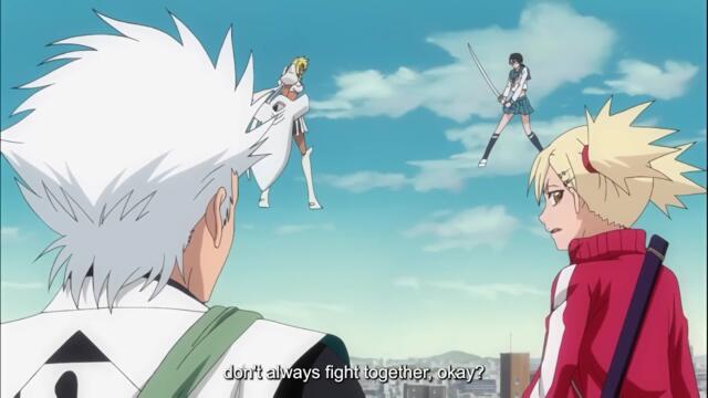 Halibel VS Toshiro & Hiyori & Lisa English Sub