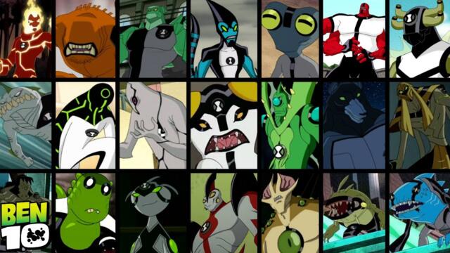 EVERY ALIEN TRANSFORMATIONS IN ORIGINAL SERIES | BEN 10