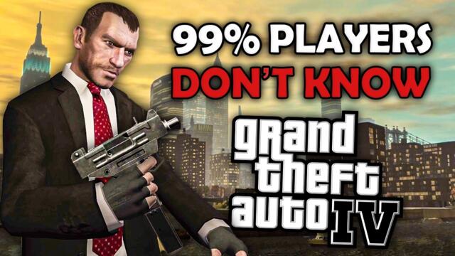 Details 99% Of Players Never Knew About GTA 4