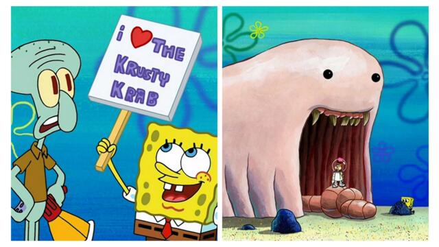 Спондж Боб Квадратни гащи С02 Е20 - Стачката на Сепия; Санди, Спондж Боб и червеят | Бг аудио