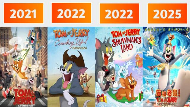 ALL TOM AND JERRY MOVIES (1993-2025)
