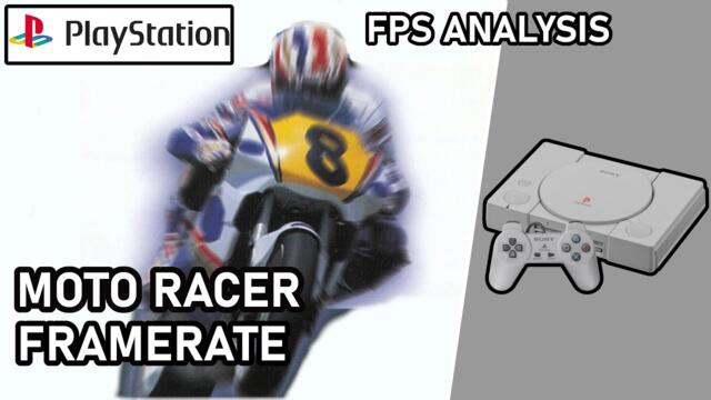 Moto Racer  |  Playstation  |  Frame Rate Test