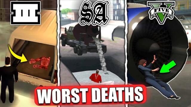 Worst DEATHS In GTA Games! (GTA 3 → GTA 5)