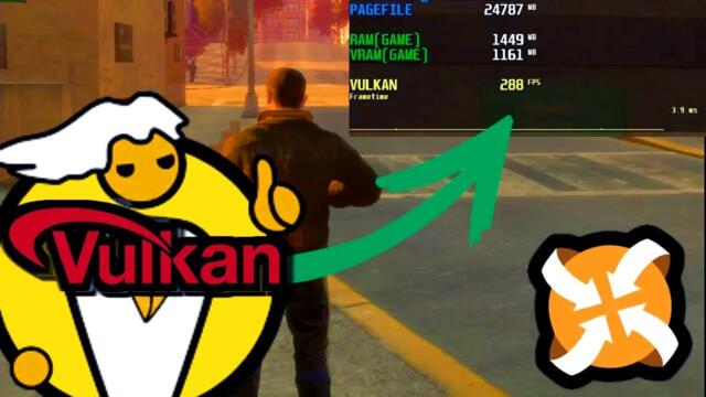 GTA IV on Vulkan! DXVK 2.4-Final Performance Test (stutter and low performance fix for GTA IV)