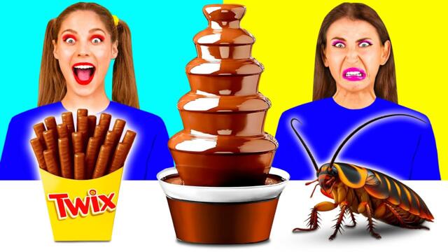 Предизвикателство за Фондю с Шоколадов Фонтан | Прости Кухненски Рецепти Fun Teen