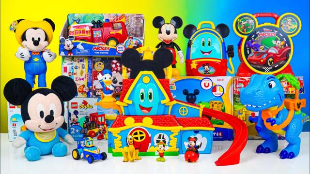 Satisfying with Unboxing Disney Mickey Mouse Jumbo Fun House Playset | Review Toys ASMR