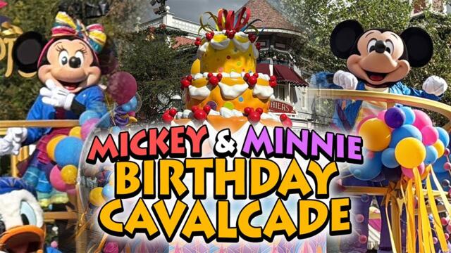 Mickey and Minnie Mouse 97th Birthday Cavalcade at Disneyland