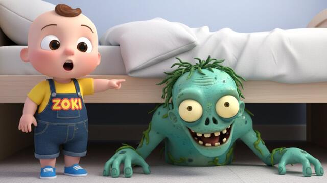 Monsters Under My Bed, Clean Up Your Room | Monster Songs | Baby Zoki Nursery Rhymes & Kids Songs