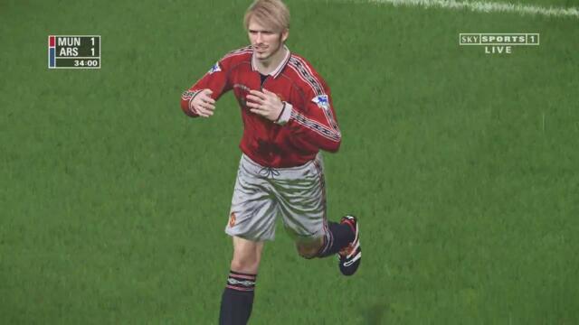 PES 99 | Man Utd v Arsenal Match Highlights | See more of the game