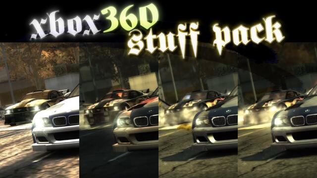 NFS Most Wanted - Xbox 360 Stuff v4.0, Gameplay Comparison