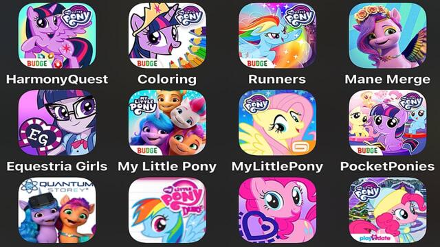 My Little Pony, Harmony Quest My Little Pony, Coloring Color by Magic My Little Pony,Equestria Girls