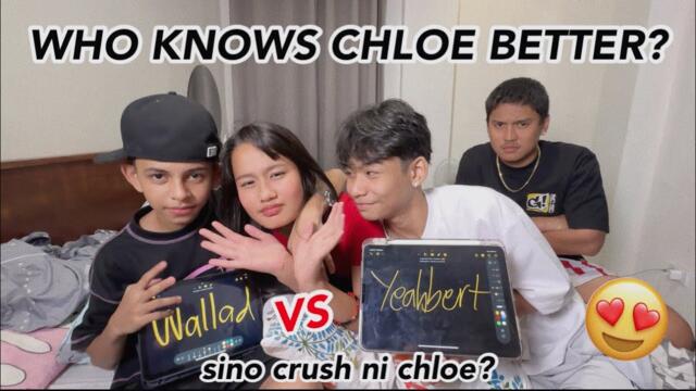 Who Knows CHLOE Better? (CRUSH REVEAL!)