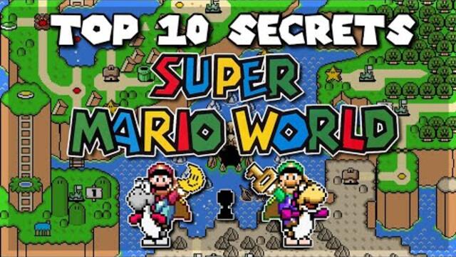 TOP 10 Secrets in Super Mario World | Super Nintendo [Original SNES Capture]