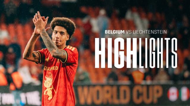 Belgium 7-0 Liechtenstein | a goal fest to celebrate our World Cup qualification | #REDDEVILS