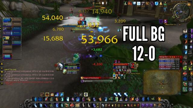 12-0 Full BG Solo PvP Frost Mage - MoP Classic