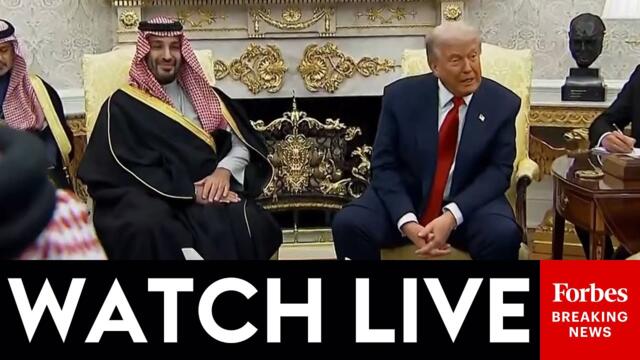 LIVE: President Trump Host Saudi Crown Prince Mohammed Bin Salman At The White House