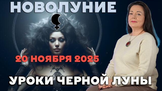 НОВОЛУНИЕ 20 НОЯБРЯ 2025 УРОКИ ЧЕРНОЙ ЛУНЫ Елена Осипенко