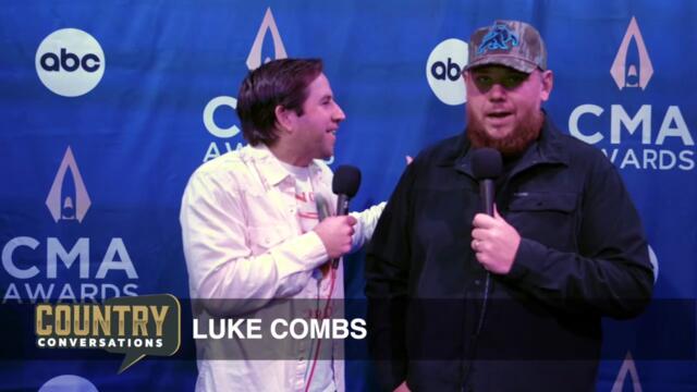 Luke Combs at the 2025 CMA Awards