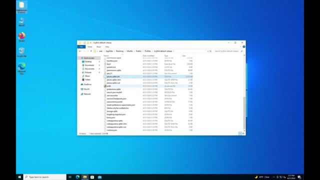 How I fixed Firefox the bookmarks and history system will not be functional error