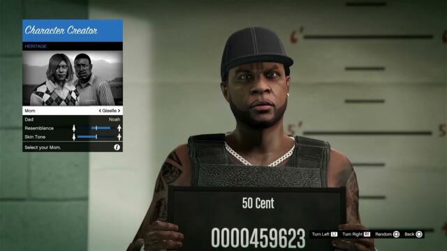 New 50 Cent Creation in GTA 5 Online