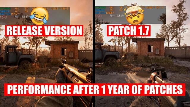STALKER 2 RELEASE VERSION VS PATCH 1.7
