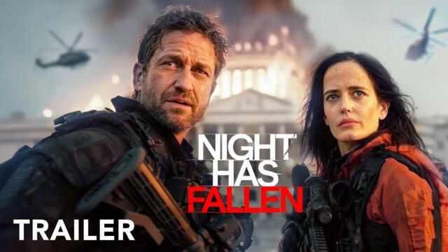NIGHT HAS FALLEN - Trailer | Gerard Butler, Eva Green | 2025 Movies Trailers