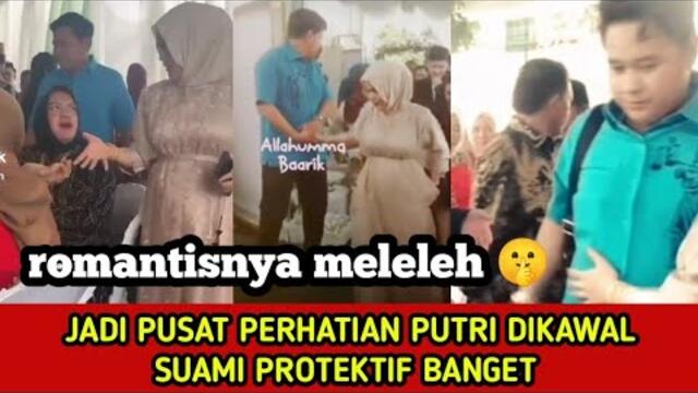 Bak Ratu! Jadi Pusat Perhatian Setiap Langkah Putri Dikawal Suami Penuh Cinta, Romantisnya Bikin Iri