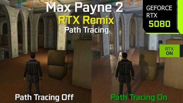 Max Payne 2 Path Tracing with RTX Remix - One of the Most Impressive RTX Remix Mods | RTX 5080