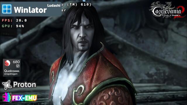 CASTLEVANIA: LORD OF SHADOWS 2 on Android | Winlator Ludashi v2.6.1 | Snapdragon 680 | 4gb ram
