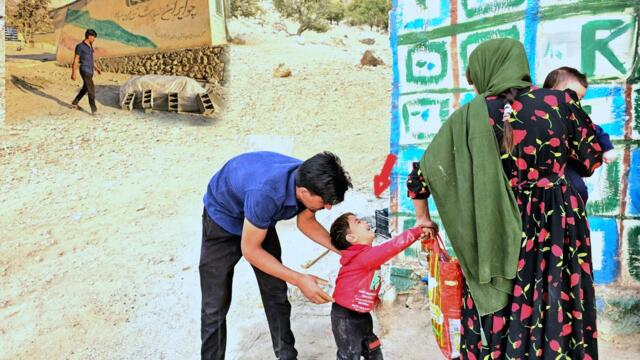Mohammad doubts his wife's survival and bids an emotional farewell to his family before heading to .
