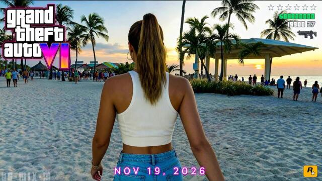 Grand Theft Auto VI Gameplay 2026 | GTA 6 Trailer 3 AI 4K Fresh Reveal