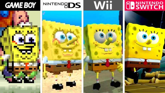 Evolution of SpongeBob SquarePants Games (2000 - 2025)