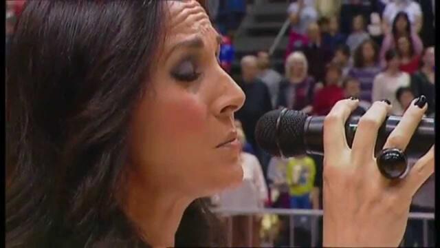 Aleksandra Radovic - Himna Boze pravde - (Kosarkaska utakmica Srbija - Nemacka)