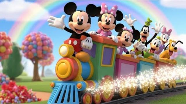 Mickey Mouse’s Giggle Train Adventure! 🚂😂 | Fun Kids Story