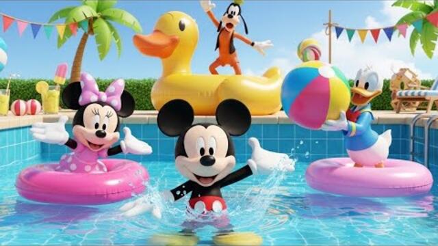 Mickey Mouse Summer Fun Pool Party | Kids Cartoons |