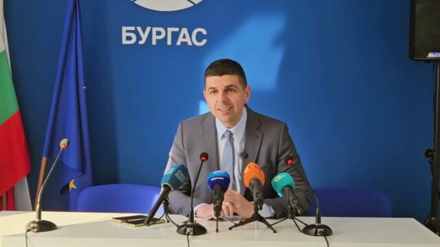 Пресконференция на Ивайло Мирчев, след учредяването на местната организация на Да,България в Несебър