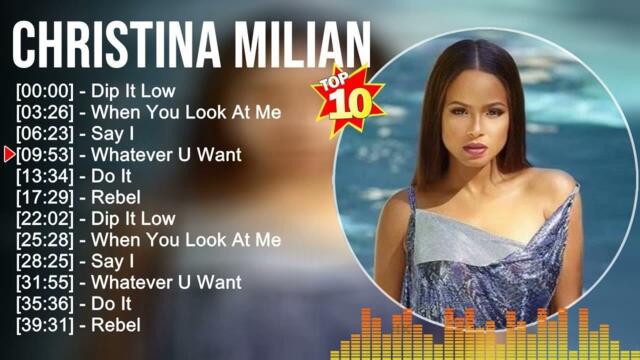 C h r i s t i n a M i l i a n Greatest Hits   Top 100 Artists Of All Time