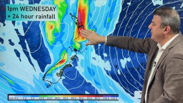 NZ: Heavy rain coming upper NI & West Coast, high pressure returning too