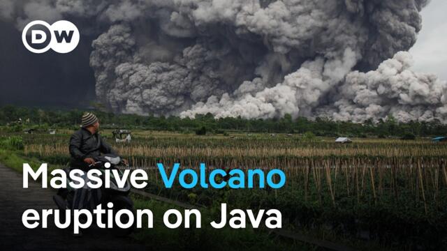Java residents report on the eruption of Indonesia's Mount Semeru | DW News