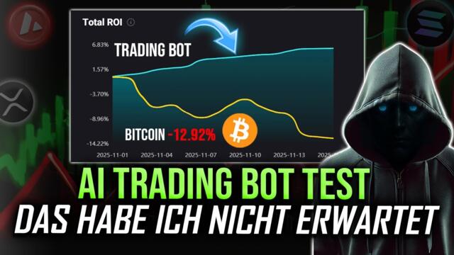 Ich testete einen AI Trading Bot und machte __% PROFIT! Neues Passives Einkommen?