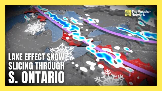 Intense Snow Squalls Developing for Southern Ontario Sunday | #forecast