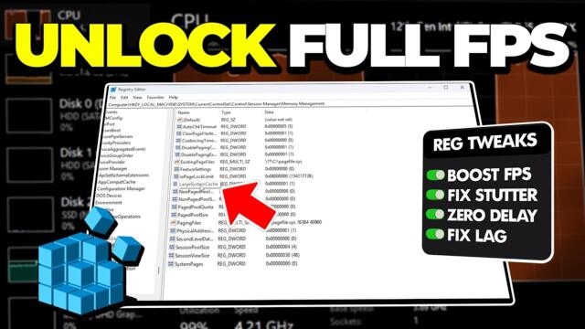 Unlock MAX Windows Performance – Best Registry Tweaks for Gaming!