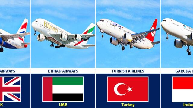 List of National Airlines from Different Countries