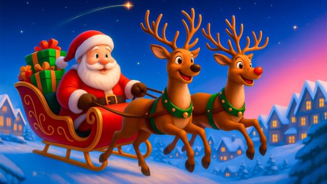 Зън, зън, зън – Дядо Коледа е вън | Детска Коледна Песен