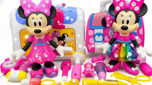 Minnie Mouse 2025🎀 Set Unboxing de huevos sorpresa y juguetes rosa de Minnie, colección Disney