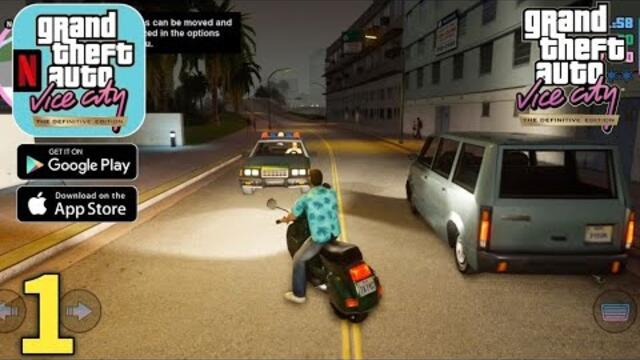 GTA Vice City Definitive Edition Gameplay Walkthrough Part 1 (ios, Android)
