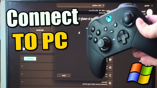 How to Connect your XBOX Controller to PC (Wireless Pairing)